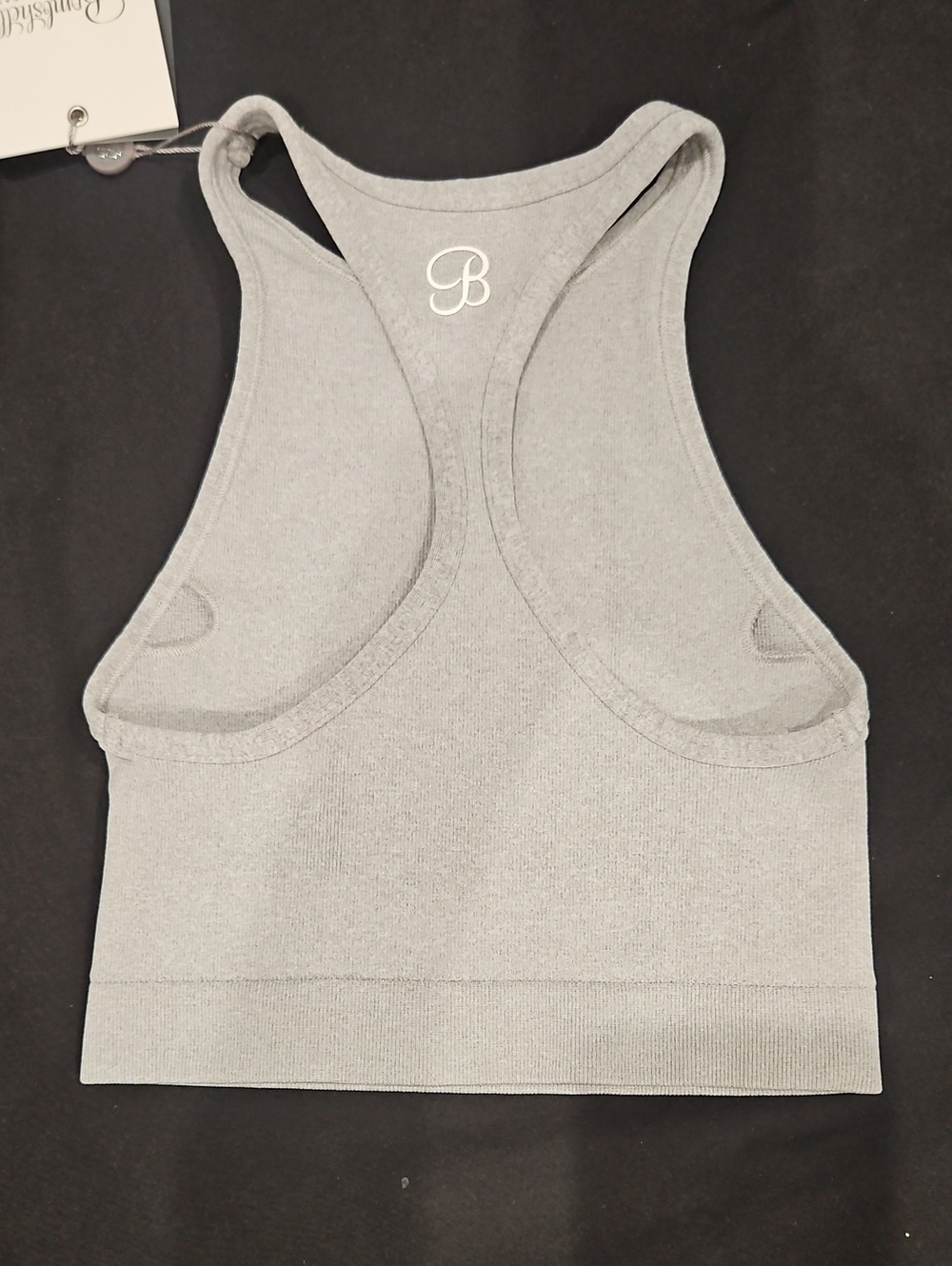 ⭐️BOMBSHELL SPORTSWEAR GRAY HIGH NECK SPORTS BRA NEW XS/S⭐️